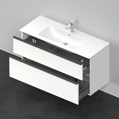 Duravit D-Neo wastafelonderkast 121x62.5x46.2cm 2 lades wit Mat