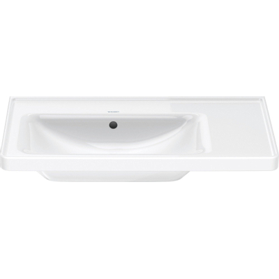 Duravit D-Neo wastafel 80x48x17cm 1 kraangat rechthoek Keramiek Wit