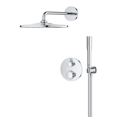 GROHE QuickFix Precision Thermostat Perfect inbouw douchesysteem met Vitalio Rain Mono 310 hoofddouche chroom