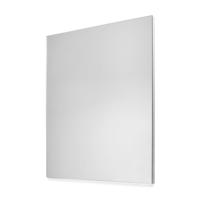 Saniclass Alu spiegel 60x70cm zonder verlichting rechthoek aluminium