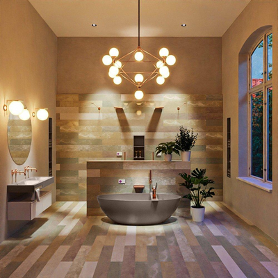 MONDIAZ FLOAT Vrijstaand bad - 170x80cm - Smoke