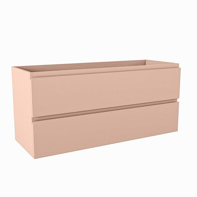 Mondiaz HAY wastafelonderkast - 110x40x50cm - 2 lades - uitsparing rechts - softclose - Rosee