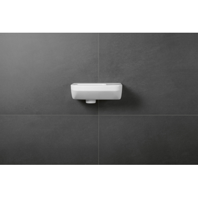 Villeroy & Boch Architectura fontein met kraangat rechts zonder overloop 36x26cm wit