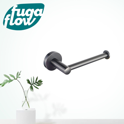 FugaFlow Eccelente Acces Toiletrolhouder - zonder klep - rond - gunmetal PVD