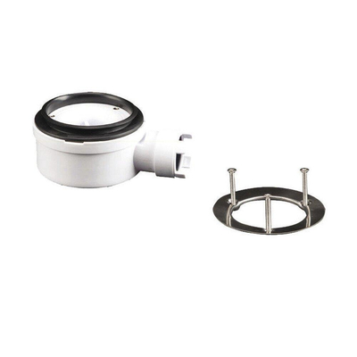 ZEZA Grade Douchebakafvoer - 90mm - 35l per min - zonder rooster - wit
