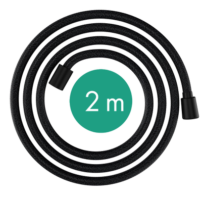 Hansgrohe Designflex textiel doucheslang 200cm matzwart