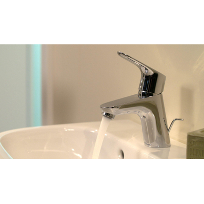 Hansgrohe Focus E2 wastafelkraan met waste chroom