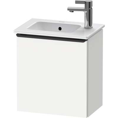 Duravit D-Neo wastafelonderkast 41x44x27.4cm Linksdraaiend 1 deur wit Mat