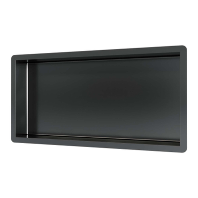 Brauer Gunmetal Edition Inbouwnis - 60x30cm - PVD - geborsteld gunmetal