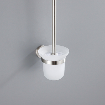 Fortifura Calvi toiletborstelhouder rond Geborsteld RVS PVD