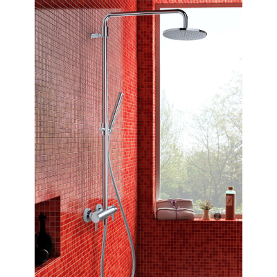 Hotbath Buddy Regendoucheset - 3 standen handdouche - nikkel geborsteld