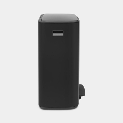 Brabantia Bo Touch Bin Afvalemmer 2x30L zwart mat