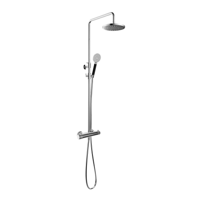 Hotbath Cobber X SDS9 thermostatische regendoucheset met 20cm ronde hoofddouche ronde handdouche chroom