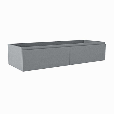 Mondiaz FOGE wastafelonderkast - 120x45x25cm - 2 lades - softclose - Plata