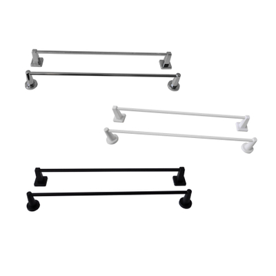 Sanicare magnetische handdoekhouder met ronde voetjes Wit OUTLETSTORE