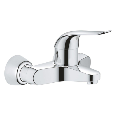 GROHE Euroeco wandkraan met koppelingen chroom