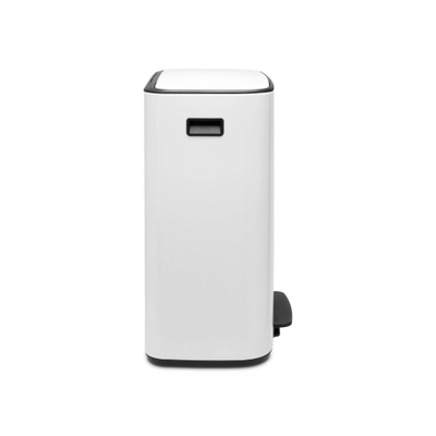 Brabantia Bo Pedaalemmer - 60 liter - kunststof binnenemmer - wit