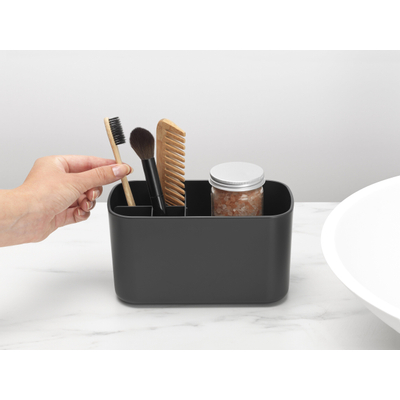 Brabantia ReNew Badkamer Caddy - 20x10x11cm - donker grijs