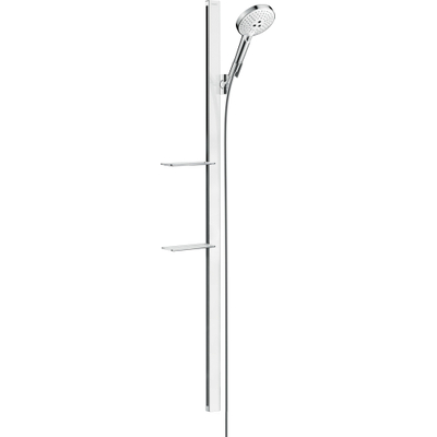 Hansgrohe Raindance Select S Unica Doucheset - glijstang - raindance select S 120 3jet handdouche - zeepschaal - 150cm - doucheslang 160cm - chroom