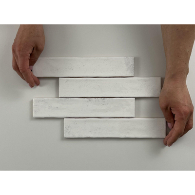 Cifre Ceramica Kalon wandtegel - 5x25cm - White glans (wit)