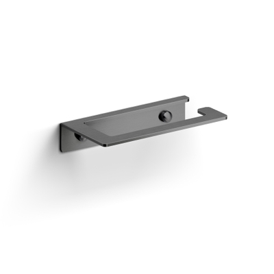 Clou Fold toiletrolhouder zonder klep gunmetal geb. PVD