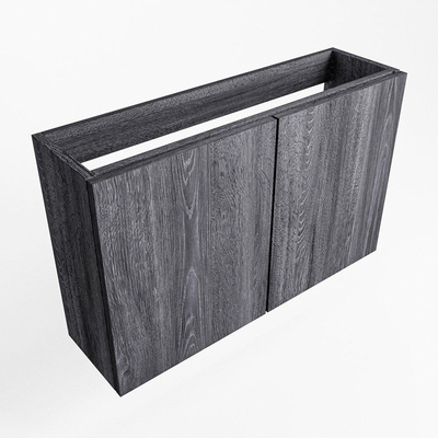 Mondiaz FOWY fonteinonderkast - 70x22x50cm - 2 deuren - push to open - softclose - Antracite