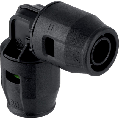 Geberit Push Fit Bocht 25mm 90° PVDF