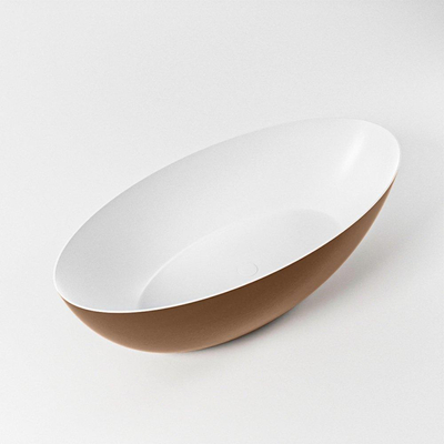 MONDIAZ FLOAT Vrijstaand bad - 170x80cm - Rust/talc