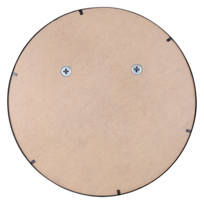 Differnz Spiegel Rond aluminium 65 x 65 cm zwart - rand beschadigd-OUTLET UDEN