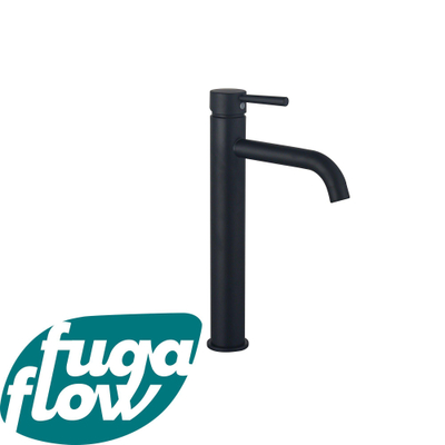 FugaFlow Eccelente Sobrado Badkamer Wastafelkraan - 33.9cm - verhoogd - opbouw - mat zwart