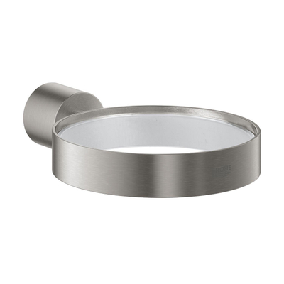 GROHE Atrio Bekerhouder - 5.6x10.2x3.5cm - zonder glas - supersteel