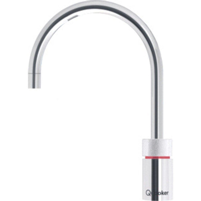 Quooker NL Nordic round kokendwaterkraan opbouw uitloop draaibaar met Combi reservoir Chroom