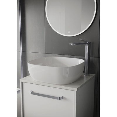 Crosswater Glide II Wastafelkraan opbouw - hoog - hendel - chroom