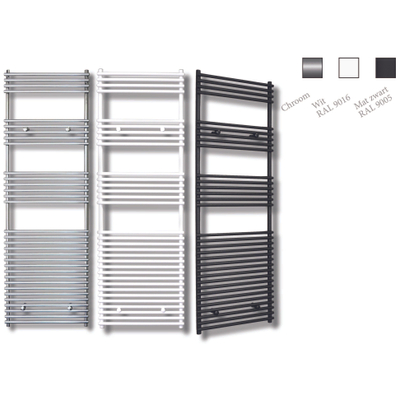 Sanicare TubeOnTube designradiator 180x60cm chroom