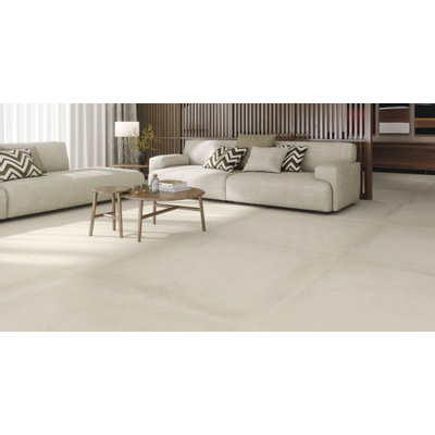 Baldocer Ceramica Grafton wand- en vloertegel - 60x60cm - 10mm - Vierkant - gerectificeerd - Betonlook - Beige mat