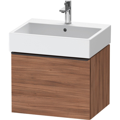 Duravit D-Neo wastafelonderkast 58.4x44x44.2cm 1 lade Noten Mat