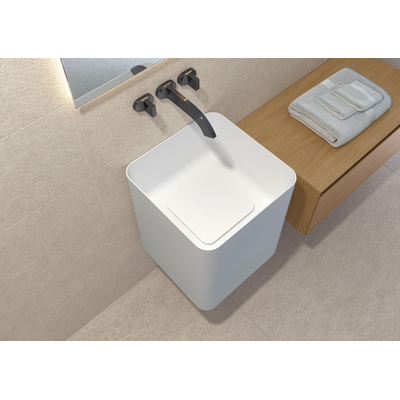 Cifre Ceramica wand- en vloertegel - 75x75cm - gerectificeerd - Betonlook - Sand mat (beige)