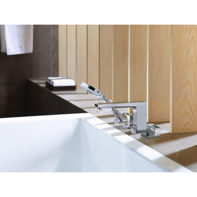 Hansgrohe Metropol 4-gats badrandcombinatie met beugelgreep chroom