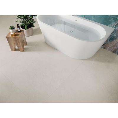Cifre Ceramica Munich vloertegel - 120x120cm - gerectificeerd - Natuursteen look - Sand mat (beige)