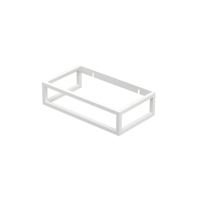 INK Frame 40x22x10cm - tbv Fontein - 40x22cm - staal wit mat