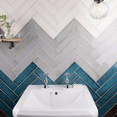 SAMPLE Cifre Cerámica Wandtegel Alchimia White Vintage Glans Wit