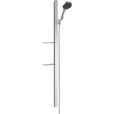 Hansgrohe Rainfinity glijstangset m. 130 3jet handdouche m. zeepschaal 150cm met doucheslang 160cm EcoSmart chroom