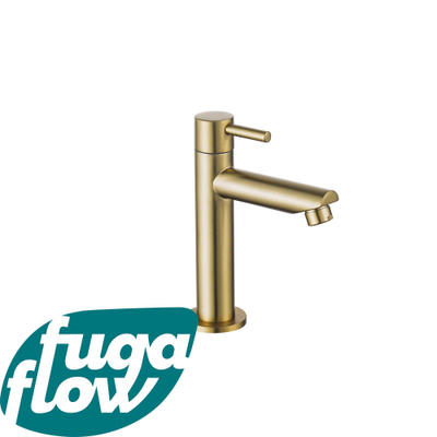 FugaFlow Eccelente Sobrado Badkamer Fonteinkraan - 14.4cm - opbouw - 1gats - PVD - geborsteld Messing