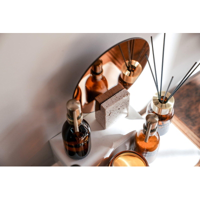 Wellmark Travertine Spiegel - 23x20x4cm - beige