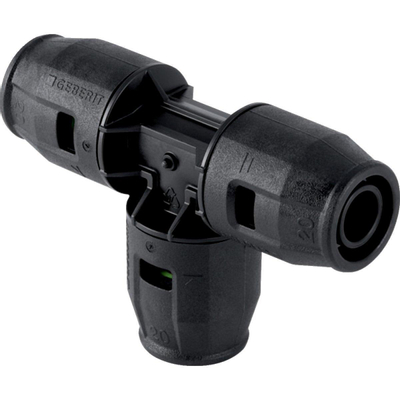 Geberit Push Fit T stuk 25mm PVDF