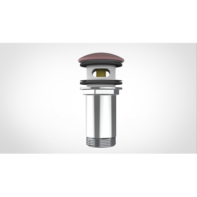 Arcqua pop-up waste wastafel 1 1/4 universeel mat roze