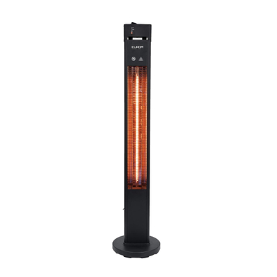 Eurom Terrasverwarming Q-Tower 2000 RCD 20m2 2000watt Zwart