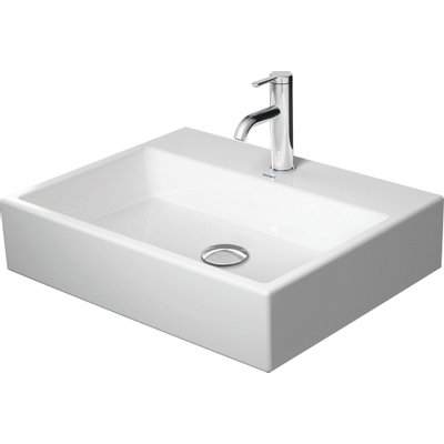 Duravit Vero Air opbouwwastafel geslepen en rugzijde geglazuurd 1 kraangat zonder overloop 60x47cm wit