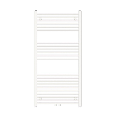 Adema Basic radiator 60x120cm recht middenaansluiting wit