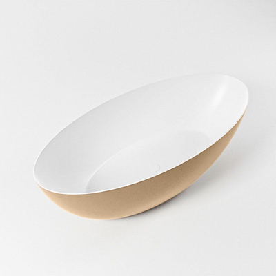 MONDIAZ FLOAT Vrijstaand bad - 170x80cm - kleur Oro / Talc